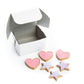 THE QUEEN'S TREASURES 18 Inch Doll Food and Accessories, Bakery Collection 6 Piece Hearts and Stars Shaped Frosted Sugar Cookies, Compatible