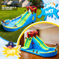 Inflatable Water Slide for Kids, 6 in 1 Inflatable Water Park with Blower, Climbing Wall, Water Gun, Splash Pool, Basketball Hoop, Blow Up Water Slide