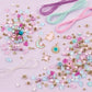 Make It Real: Celestial Stones Bracelets Kit - Create 8 Fashionable Bracelets, 4 Celestial Charms, 270 Pieces, Includes Play Tray, All-In-One, DIY
