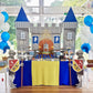 Castle Birthday Cake Topper - Gold Glitter Castle Theme Birthday Party Cake Decoration Supply - Princess Prince Happy Birthday Cake Topper Photo Prop