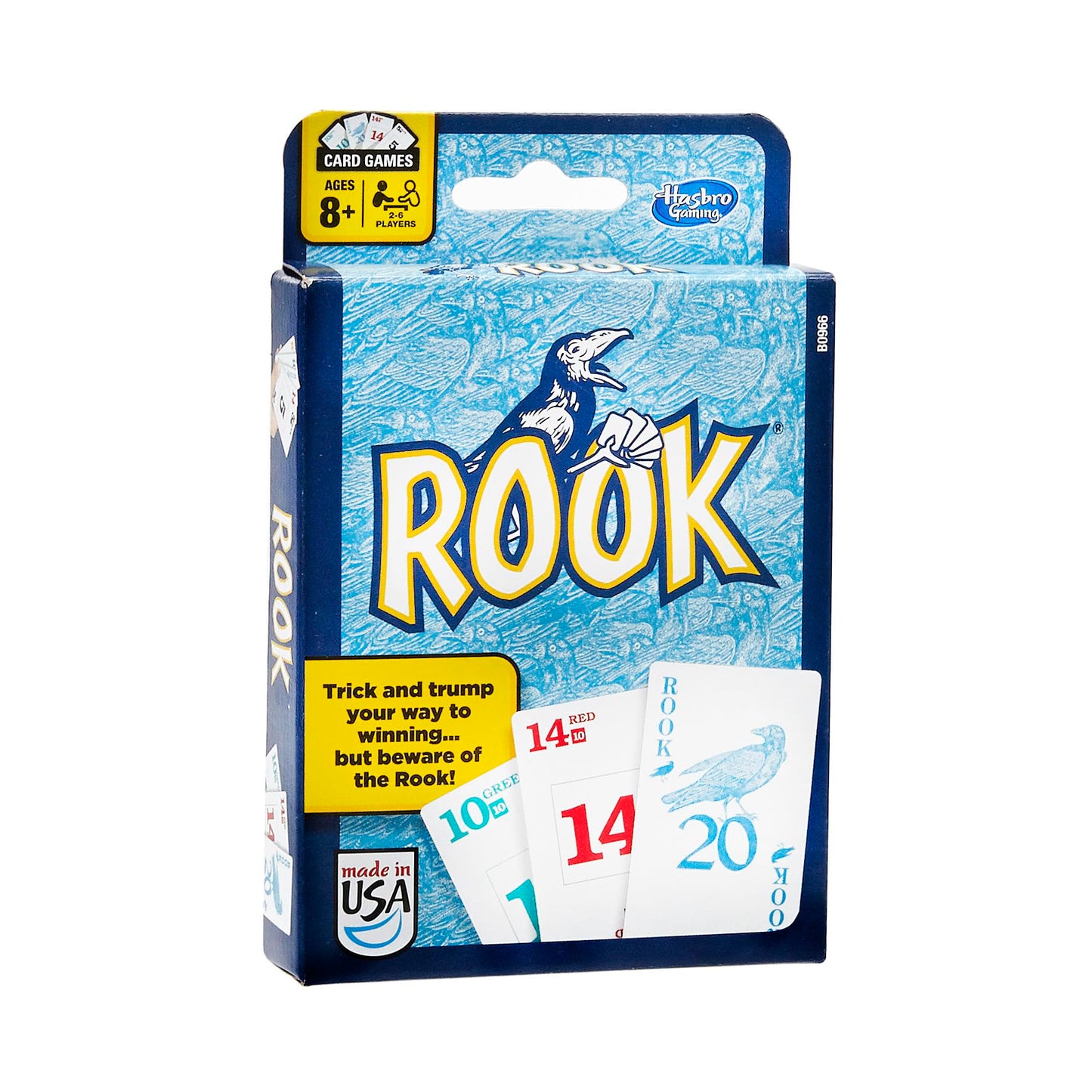 Hasbro Gaming Rook Card Game | Family Games for Kids, Teens, and Adults | 2 to 6 Players | Bidding and Trick-Taking Games | Fun Summer Activities |