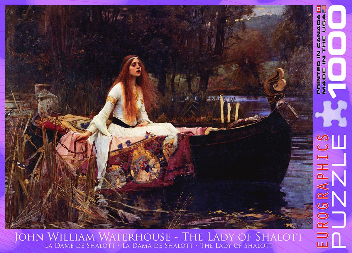 EuroGraphics Lady of Shalott by John William Waterhouse Puzzle (1000-Piece)