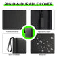 Jumbo Card Binder 100 Pockets for Oversized & Big Cards - Ringless PU Leather Binder with Zippered Closure, Top Loading & Wrist Strap, Fits 6x8 Inch