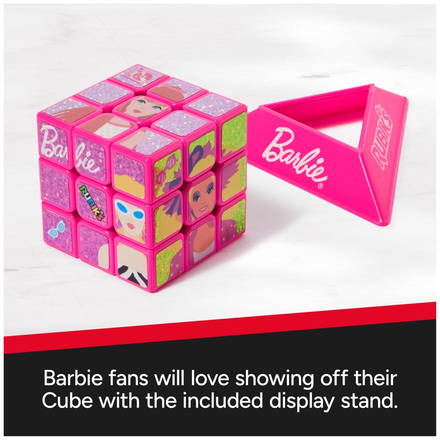 Rubik's Cube Barbie 50th Anniversary 3x3 Cube Collectible Brain Teaser