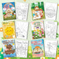 Kalysky 24Pcs Christian Bible Coloring Books for Kids, Mini Religious Jesus Stories Booklet Bulk,DIY Art Drawing Book Activity Supplies for Church