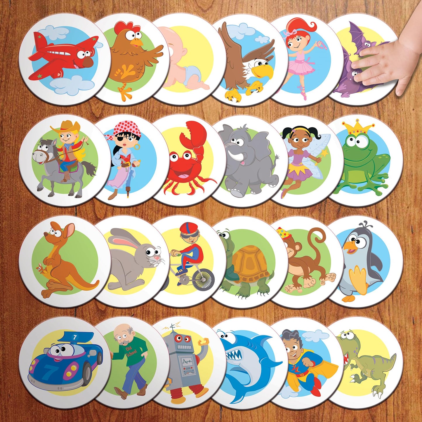 Walk Like A Chicken - No Reading Required, Hide & Seek Role-Playing Activity Game, Preschool & Kids, Children's Social & Physical Developmental Game