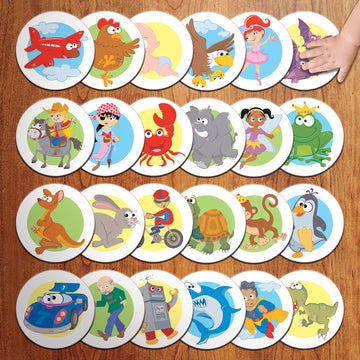 Walk Like A Chicken - No Reading Required, Hide & Seek Role-Playing Activity Game, Preschool & Kids, Children's Social & Physical Developmental Game