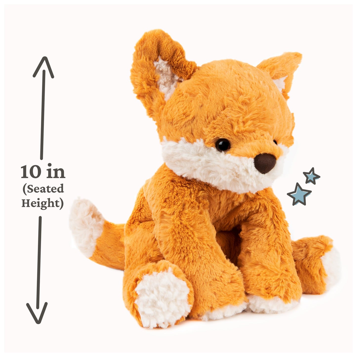 GUND Cozys Collection Fox 10-Inch Stuffed Animal Sensory Toy for Ages 0+