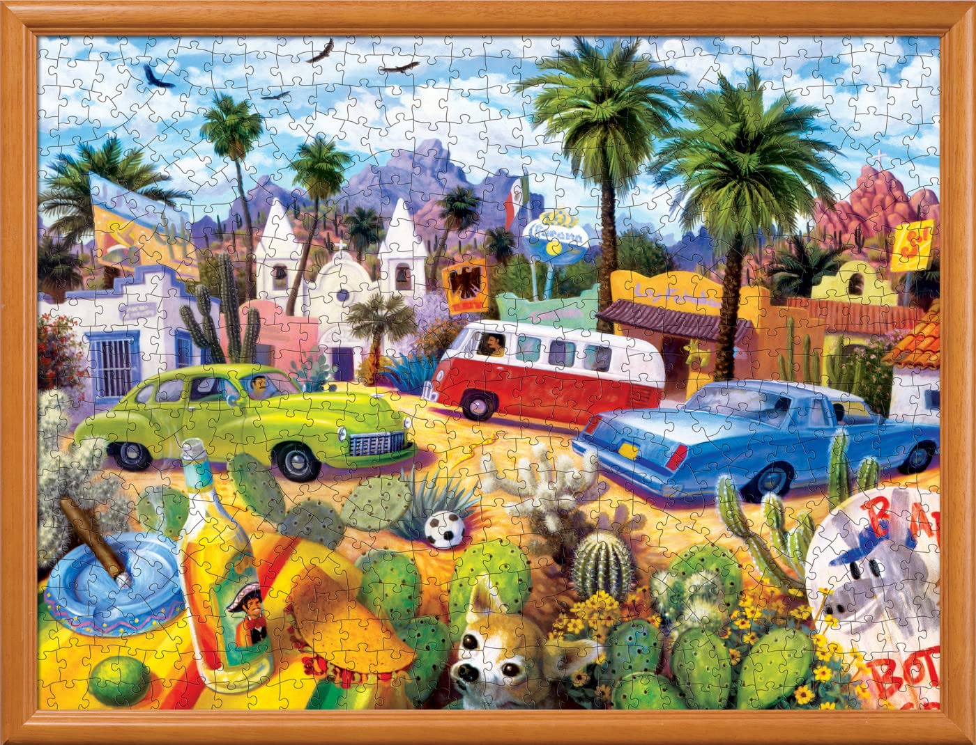 MasterPieces 550 Piece Jigsaw Puzzle for Adults and Family - The Other Side of The Border - 18"x24"