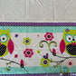 Craft Supply Owls Tablecover- Floral Print Table Cover - Plastic Rectangular 54" x 84"