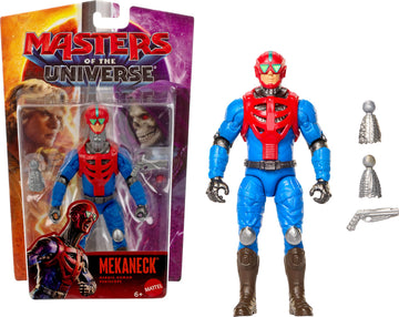 Masters of the Universe 2026 Movie Mekaneck 5.5 Inch Action Figure, Heroic Human Periscope Toy, Content Inspired 14 Movable Joints & Blaster