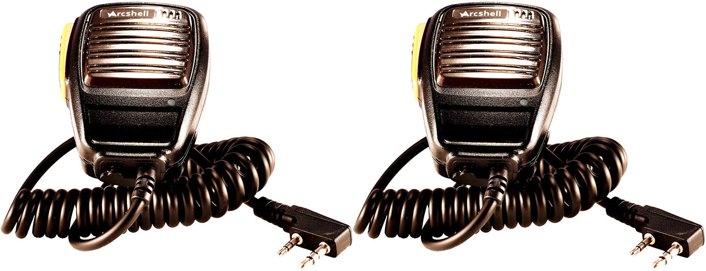 Arcshell Shoulder Speaker Mic for Arcshell AR-5 Walkie Talkie 2 Pack