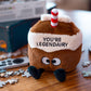 Punchkins Milk Carton Plushie - You're Legendairy Punny Milk Plush, Funny Food Plushie Gift for Kids