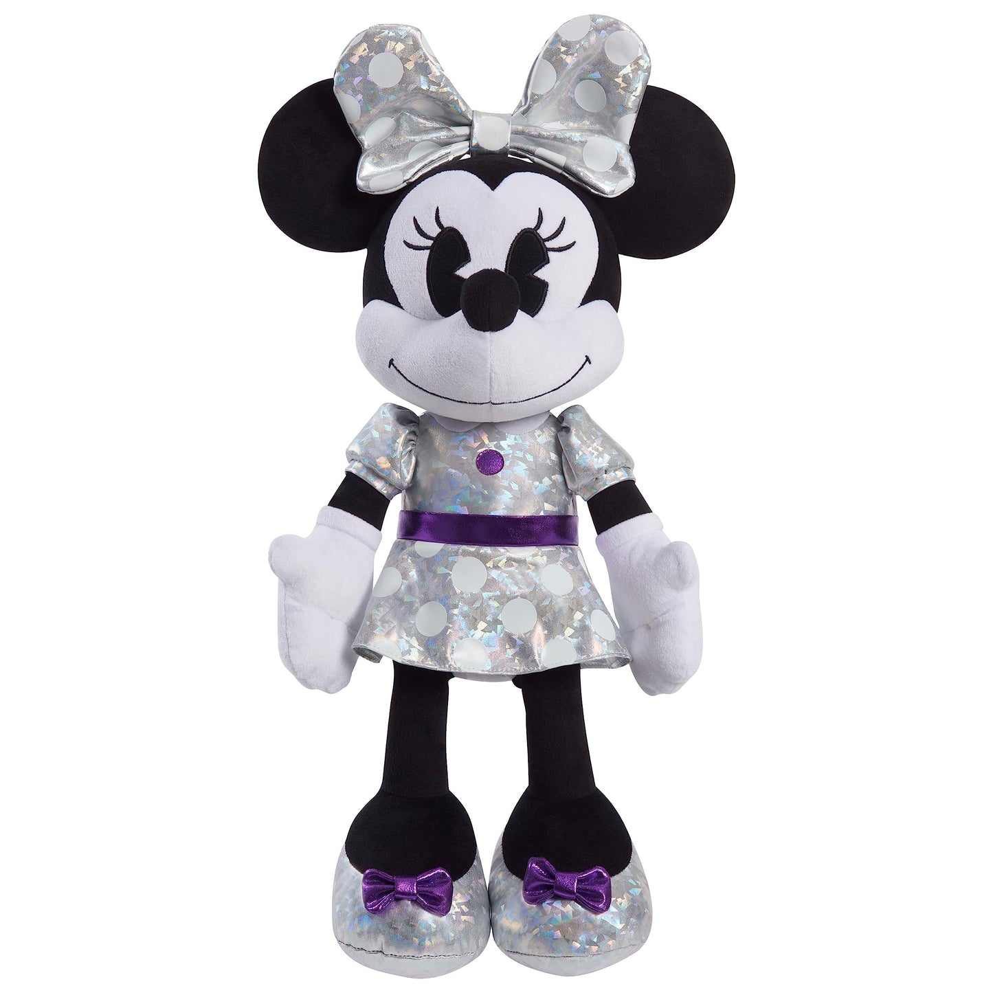 Disney100 Years of Wonder Minnie Mouse Large Plush Stuffed Animal, Kids Toys for Ages 2 Up by Just Play