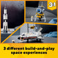 LEGO Creator 3in1 Space Shuttle Adventure 31117 Building Kit; Cool Toys for Kids Who Love Rockets and Creative Fun; New 2021 (486 Pieces)
