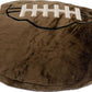 GiftExpress 2-Pack Football Plush Pillow, 12” Soft Stuffed Throw Cushion with Embroidered Laces, Brown/White Football?Shaped Décor for Game Day, Kids’