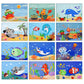 Lovyan 3D EVA Foam Stickers for Toddlers 12PCS Sticky Foam DIY Craft Preschool Art Class Drawing Sticker Puzzle Art Kit for Kids Boys Girls (Sea
