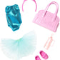 BarbieClub Chelsea Accessory Pack, Ballet-Themed Clothing and Accessories for Small Dolls, 6 Pieces for 3 to 7 Year Olds Include Tutu and Dance Bag