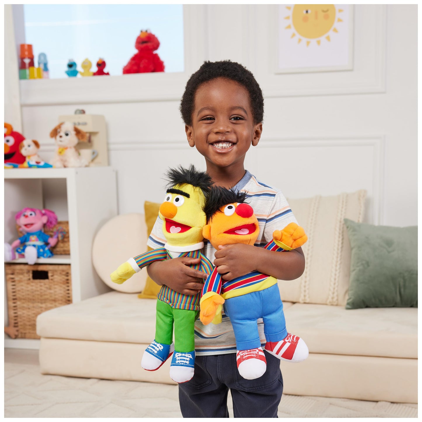 GUND Sesame Street Bert 14-Inch Muppet Plush Toy for Ages 1+