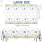 GREHUMOR 3Pcs Ocean Tablecloth Decoration Under The Sea Theme Party Supplies Sea Turtles Disposable Plastic Table Covers Underwater Sea Life Table