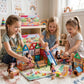 12 Pack Little Girls Party Favors Dolls - 5" Small Toddler Figures with Outfits, Dollhouse Size Pretend Play Set, Bulk Bundle Kids Toys Party Favors