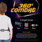 Squad Hero Rechargeable Laser Tag 360° Sensors + LCDs - Set of 4 - Birthday Gift Ideas for Kids Teens & Adults Boys & Girls Family Fun - Cool Teenage