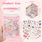 22 Set Medium 3D Room Scene Sticker Book for Adults and Kids (>6),DIY Activity Miniature Cute Japanese asmr Scenic Therapy Collection Book,Kawaii Cozy