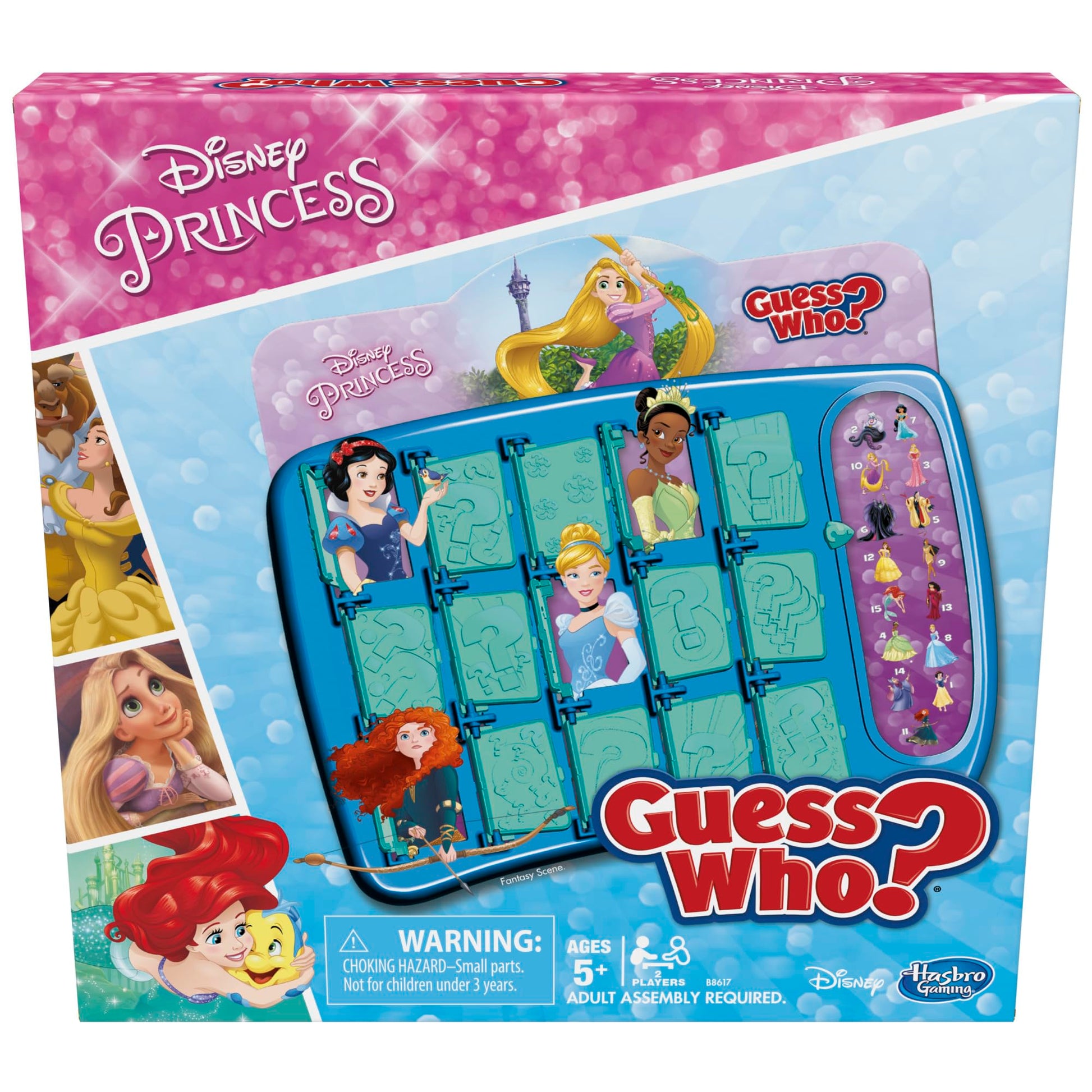 Hasbro Gaming Guess Who? Disney Princess Edition Kids Board Game, Fun Game for Families and Kids Ages 5 and Up, Easter Gifts for Boys and Girls