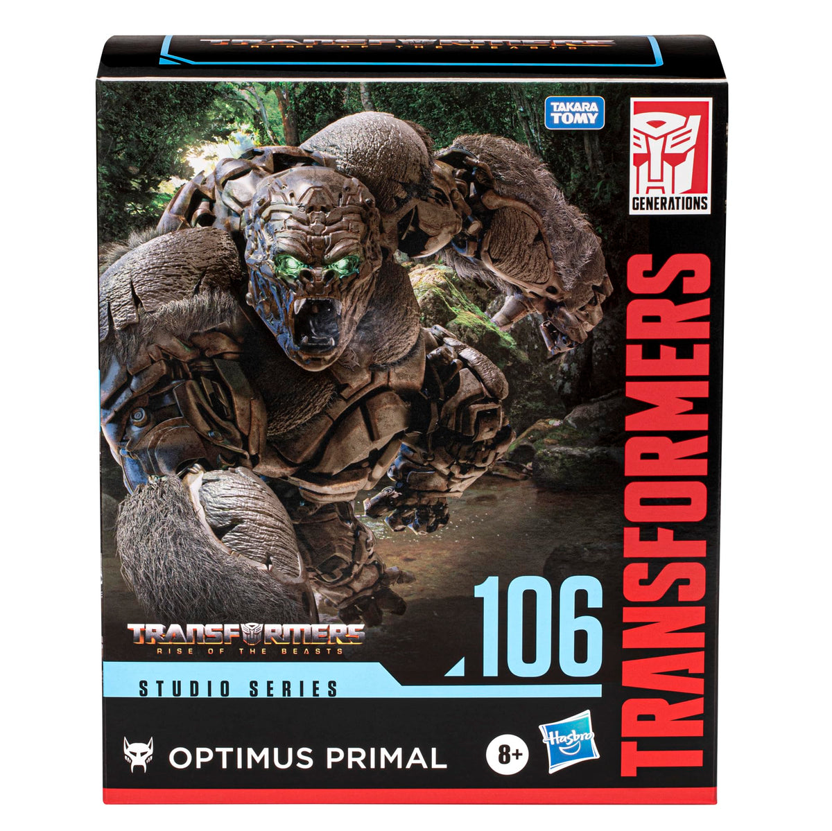 Transformers Toys Studio Series Leader Rise of the Beasts 106 Optimus Primal Toy, 8.5-Inch, Action Figure for Boys and Girls Ages 8 and Up