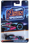 Hot Wheels '16 Mercedes AMG GT3, Neon Speeders 5/8 [Black]