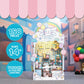 Hands Craft Cinnamoroll Cloud Bakery Book Nook Kit with Cinnamoroll Figurine - Kawaii 3D Puzzle with Touch Activated LED Lights - DIY Wooden Craft Kit