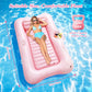 MoKo Tanning Pool Floats Adult, 83" x 50" Floaties Raft Bed with Ice Bar