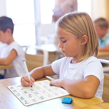 Scribbledo Alphabet Tracing Whiteboard, Dry Erase Lapboard 9x12