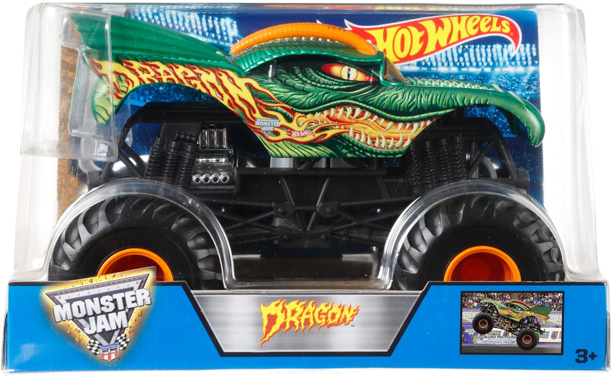 Hot Wheels Monster Jam 1: 24 Scale Dragon Vehicle
