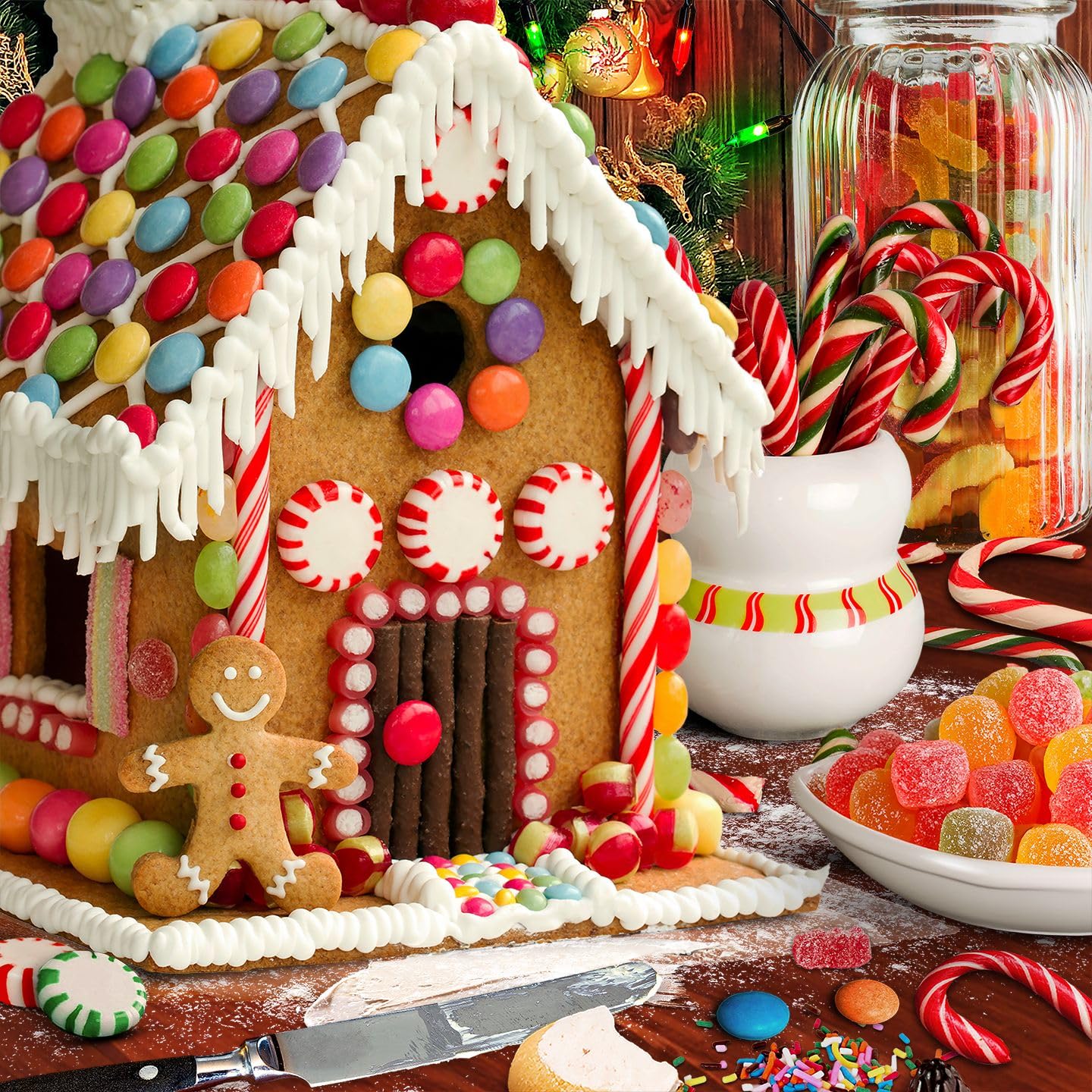 Springbok Gingerbread House 500 Piece Christmas Jigsaw Puzzle for Adults