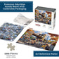 Boardwalk Bike Race 1000 Piece Jigsaw Puzzle FunNew York Sports Puzzles with Premium Box, Gift for Adults and Family 19"x26"