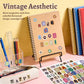 1488PCS Vintage Letter Stickers, 1Inch Magazine Alphabet and Number Stickers, Retro Vinyl Self-Adhesive Sticker Letters for Scrapbook Journaling DIY