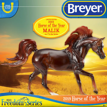 Breyer Freedom Series (Classics) 2019 Horse of the Year - Malik | Model Horse Toy | 1:12 Scale (Classics) | 9" L x 6" H | Model #62119