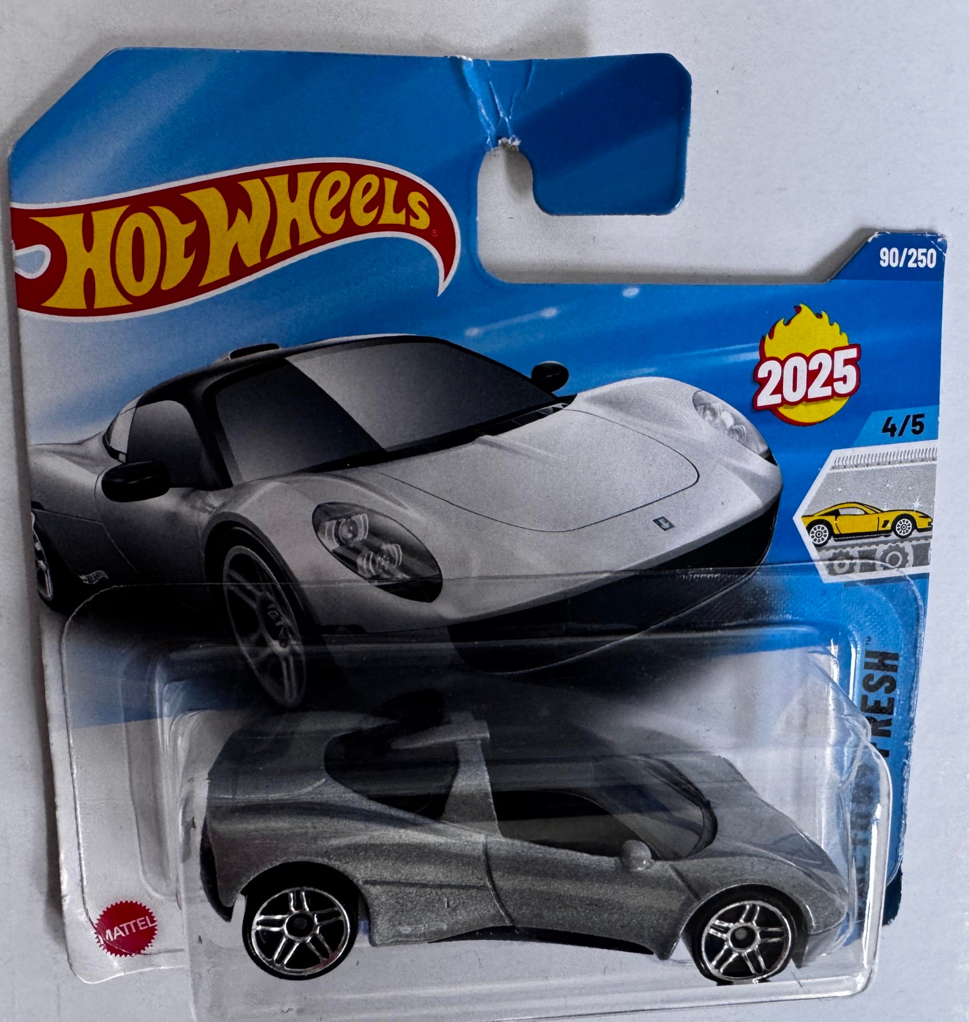 Hot Wheels Gordon Murray T.33 Diecast Car, Factory Fresh Series, 1:64 Scale, Silver