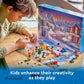 LEGO City 2024 Advent Calendar, Holiday Countdown Gift for Ages 5 and Up, 24 Surprises for Kids, Fun Miniature Christmas Figures with Festive