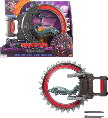Masters of the Universe 2026 Movie Roton Vehicle 5.5 Inch Scale, 2 Rotating Blades & Blasters with 4 Projectiles, Fits Origins Figures