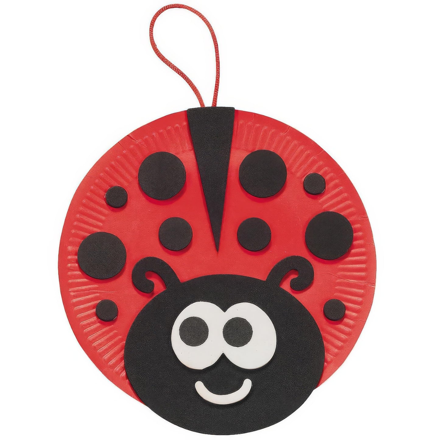 Fun Express Ladybug Paper Plate Craft Kit for Kids - Creative Crafting Activity Fun Home Projects Parties and Educational Play - Easy-to-Use Materials