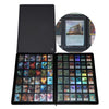Rieton 36-Pocket Ringless Trading Card Binder - Holds 2304 Sleeved Cards, Side-Loading Black Pages, Water-Resistant Zipper Album for TCG & Sports