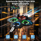 altoance Dazzling LED Stunt Toy Remote Control Aircraft for Kids, RC Quadcopter with 360° Flips and 30-Min Flight Time, Christmas Birthday Gift