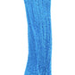 Carykon 100 PCS 12 Inch Iridescent Sparkly Tinsel Stems Pipe Cleaners (Light Blue)