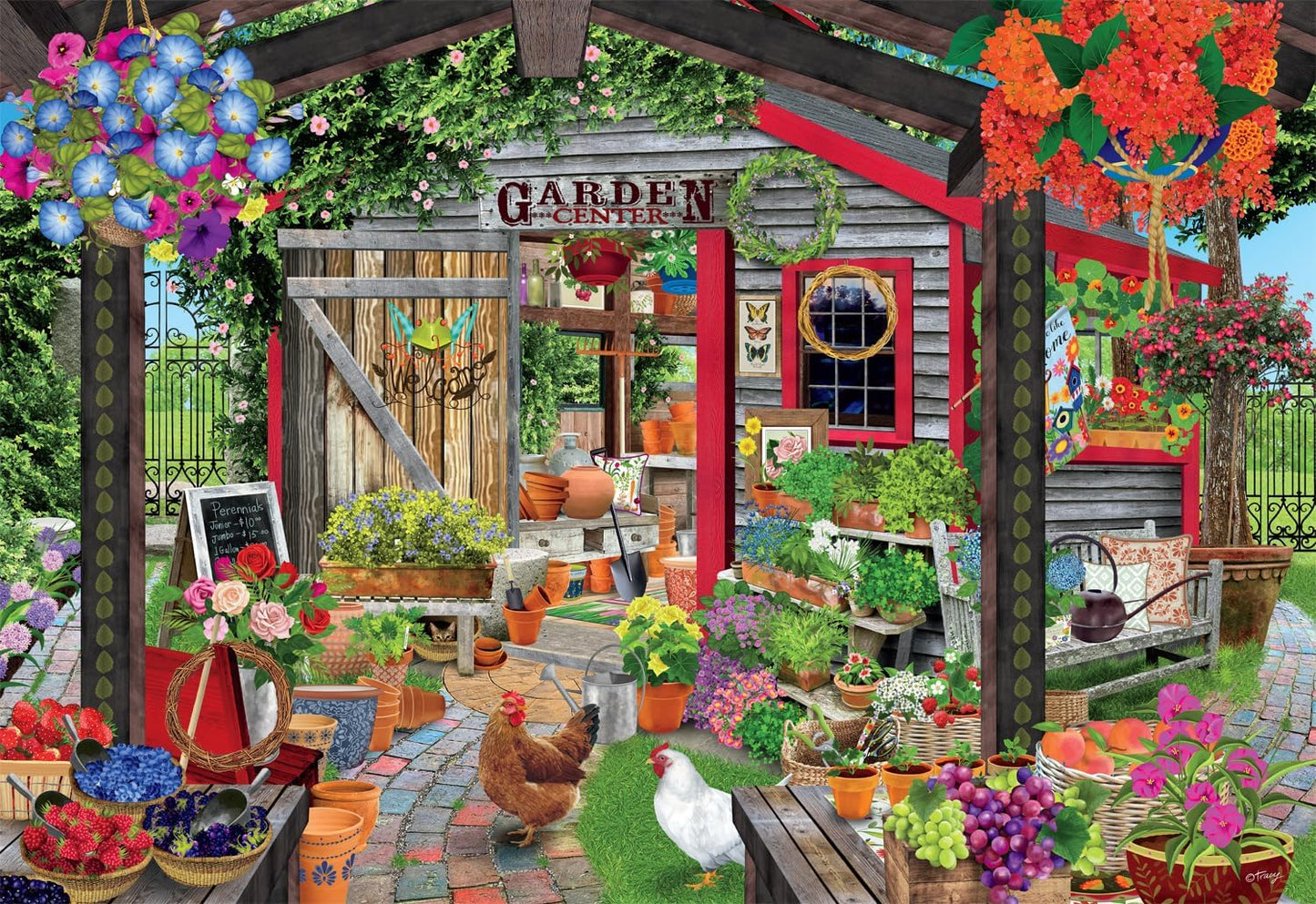 Ceaco - The Garden Center - 2000 Piece Jigsaw Puzzle for Adults