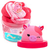 Original Squishmallows Scented Slime Jar, Strawberry, Calynda the Cow