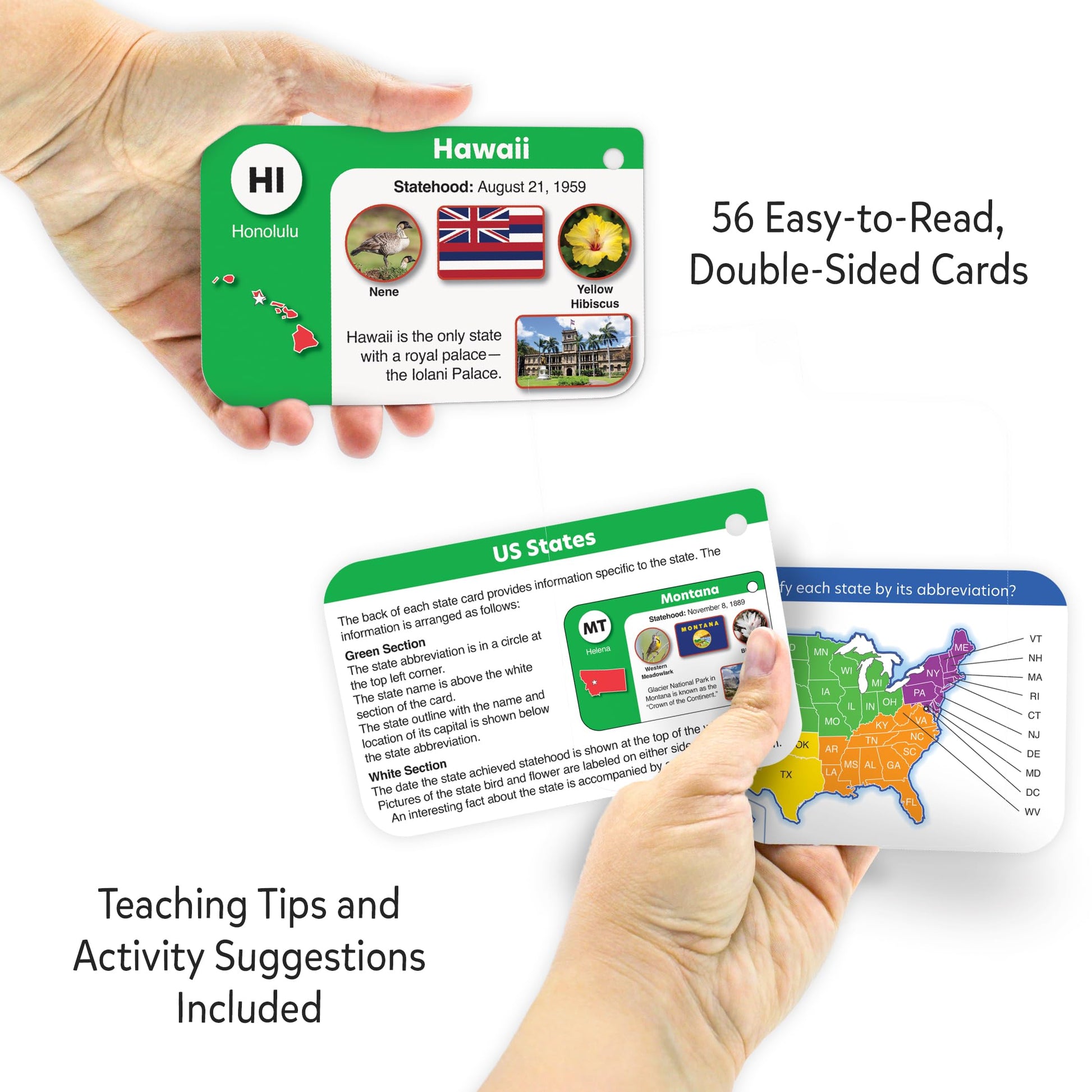 Teacher Created Resources US States Flash Cards (EP62099)