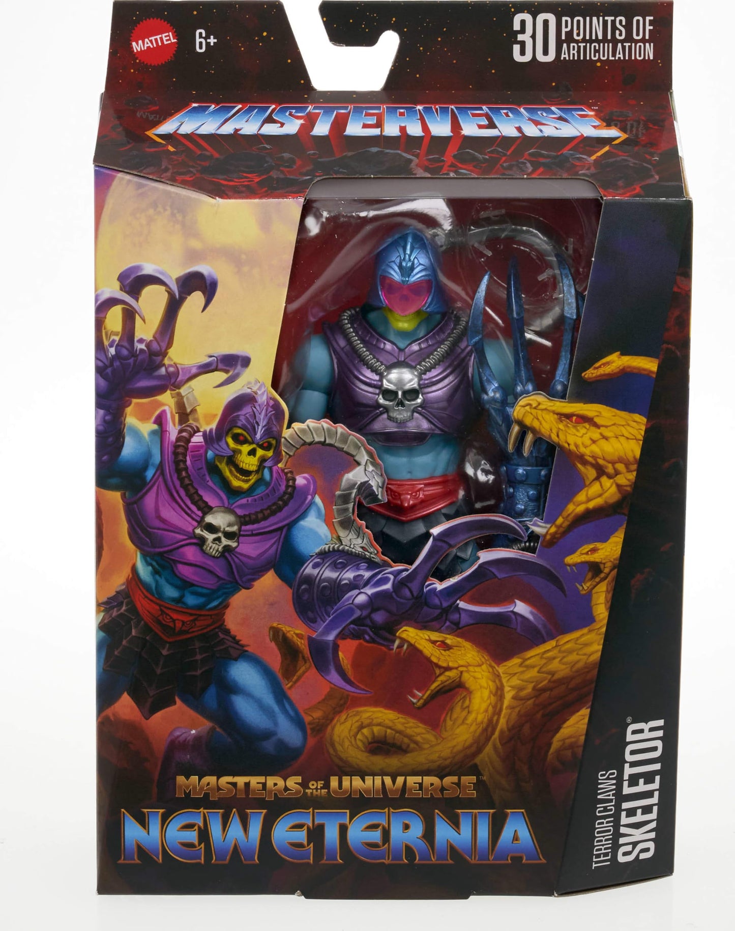 Masters of the Universe Masterverse Terror Claws Skeletor, Action Figure, 30 Articulations, 7-inch Motu Toy, Deluxe Design & Oversized Attack Hands