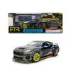 Jada Toys AutoZone 2025 Ford Mustang RTR 25 Vaughn Gittin Jr. Die-Cast Car 1:24 Scale - Pro Drift Styling, Collector Edition